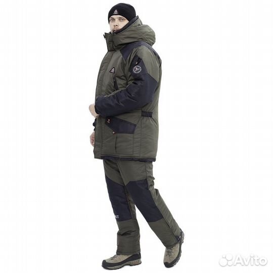 Костюм Азимут горка зима пк Таслан хаки -45