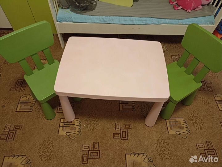 Стол и стул IKEA разбирается