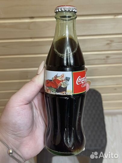 Бутылка Coca Cola Christmas 1995