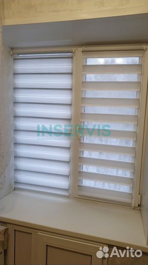 Кассетные рулонные шторы