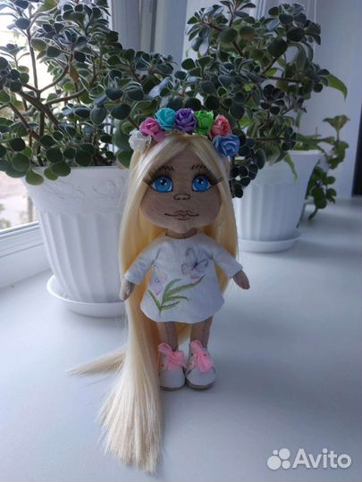 Интерьерная кукла ручной работы