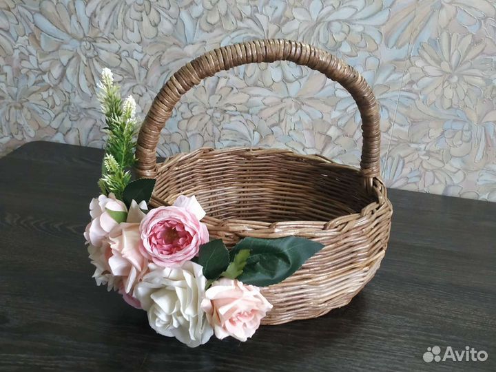 Корзиночки плетеные из бумажной лозы