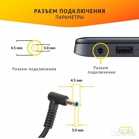 Блок питания HP hstnn-DA40