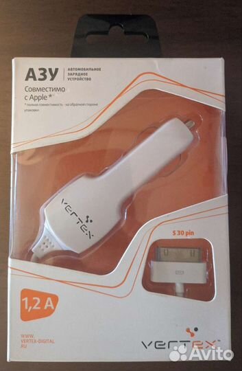 Автомобильная зарядка Vertex