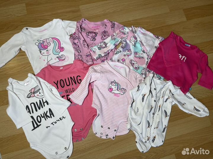 Детские вещи пакетом на девочку 56 62