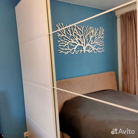 Панно дерево белое