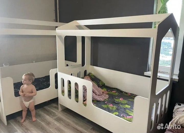 Детская кровать домик, новый товар