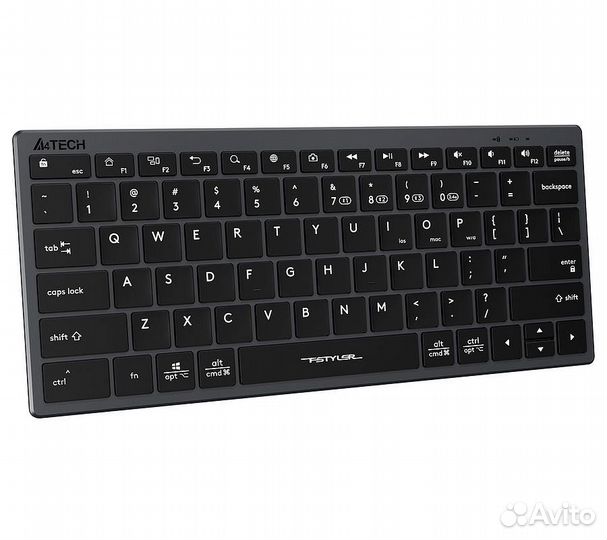 Беспроводная клавиатура A4Tech Fstyler FBX51C, сер