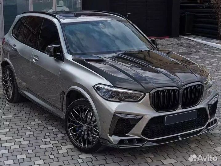 Капот на BMW X5 G05 Карбон