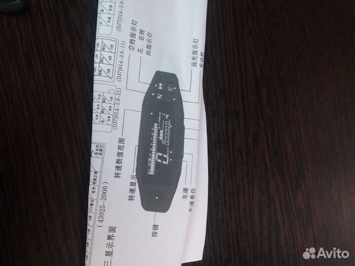 Спидометр для мотоцикла