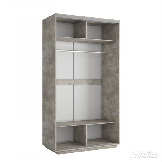 Шкаф-купе «Лоял» 2-х дверный с черным стеклом