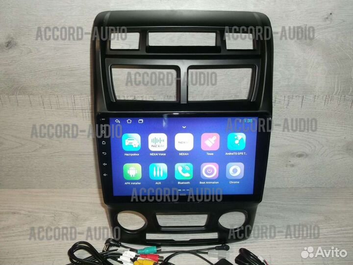 Магнитола Kia Sportage 2 Android 2/32 GPS WiFi