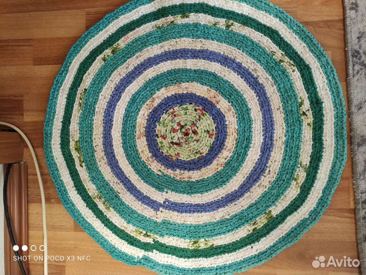 Коврик вязаный крючком