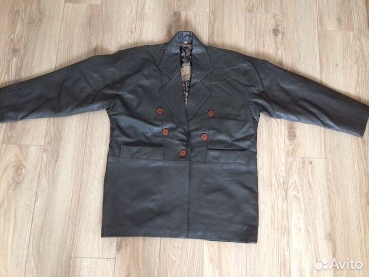 Пиджак кожаный