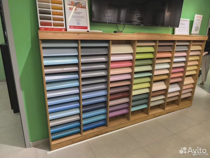 Крашенный скошенный планкен 20х120