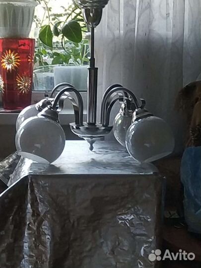 Люстра потолочная бу