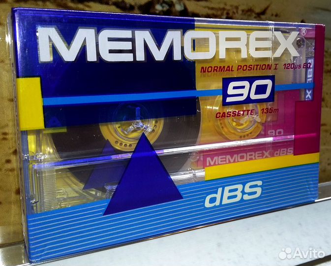Аудиокассеты Memorex dBS 90 1988г