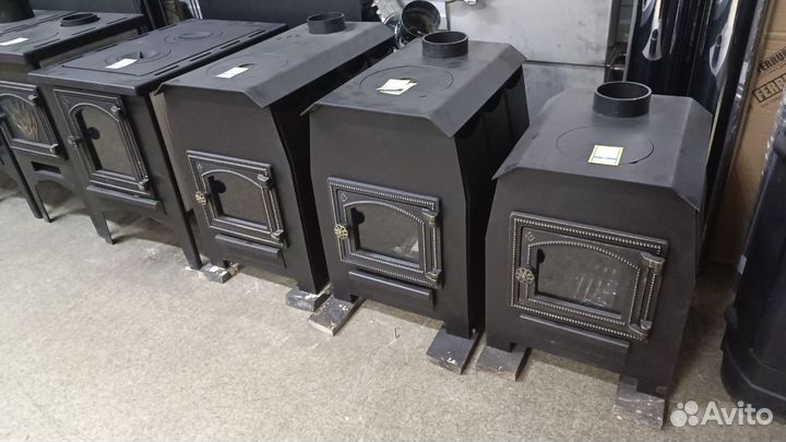 Печь буржуйка для дачи дома в бытовку