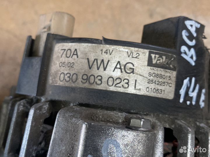 Генератор 70А 030903023L 1.4л BCA Golf Skoda