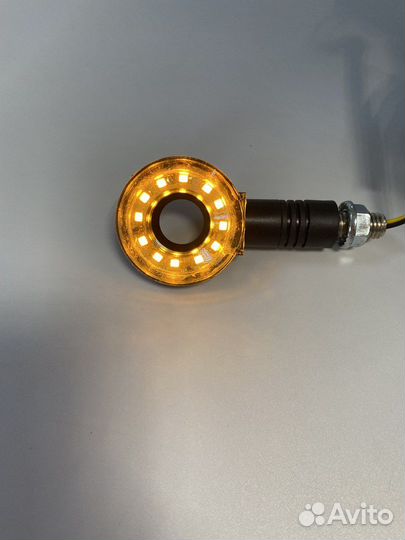 Поворотники диодные круглые