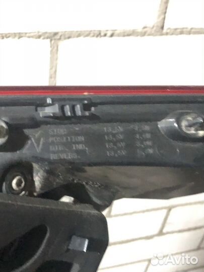 Tiguan 2 фонарь задний