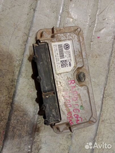 Эбу Skoda Rapid CFN 2014