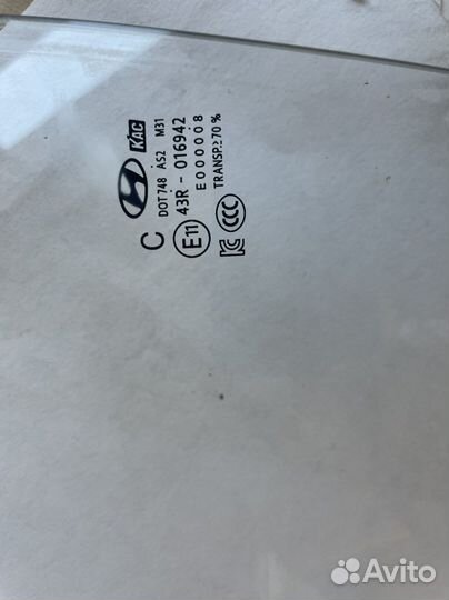 Стекло и стеклоподемник задний левый, Solaris 2