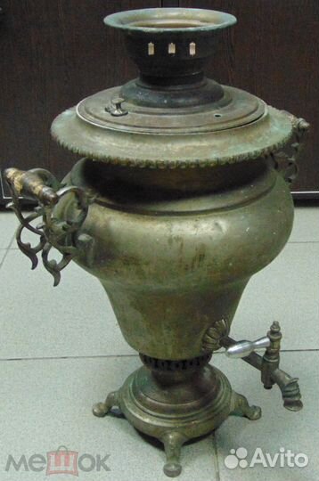 Самовар угольный старинный ваза