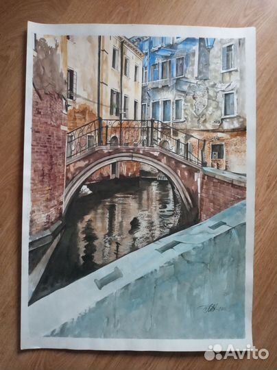 Акварель,Венеция