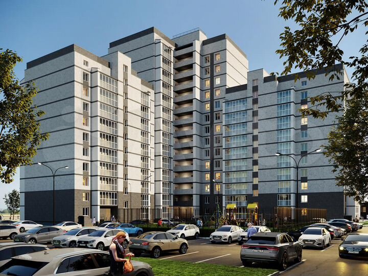 3-к. квартира, 73 м², 7/16 эт.