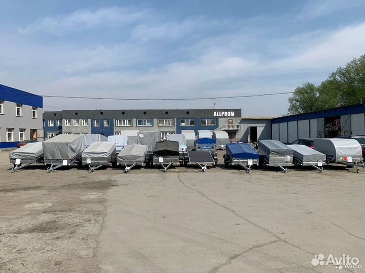 Легковой прицеп Кремень стандарт 2.0 (борт 500 мм)