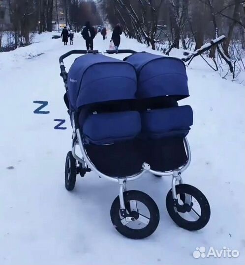 Коляска для двойни bumbleride indie twin 2в1