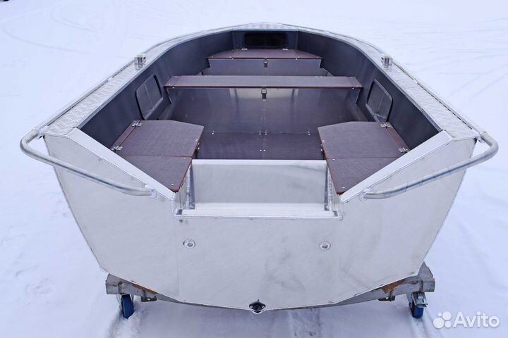 Новая алюминиевая лодка Wyatboat 370 нерегистрат