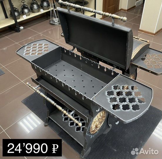 Мангал с зольником