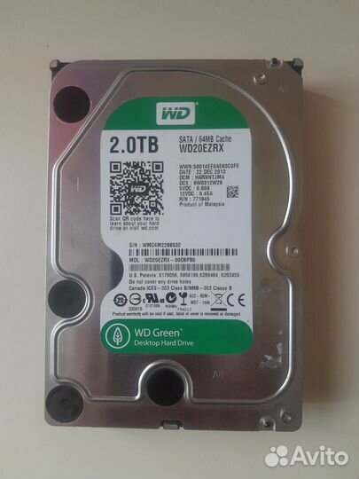 Жесткий диск 2 тб wd