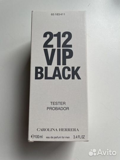 Carolina Herrera 212 vip black 100ml