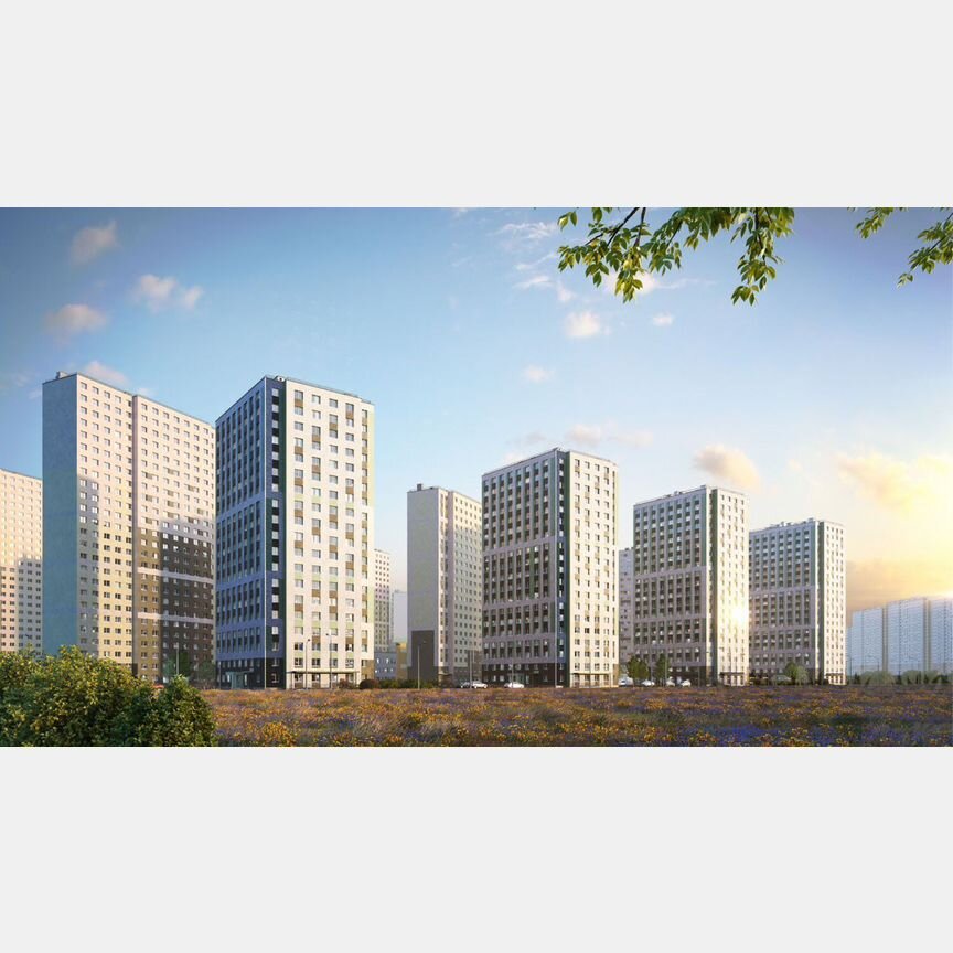 3-к. квартира, 64,2 м², 15/20 эт.