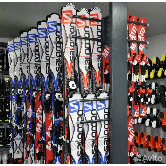 Стеллаж Премиум-У для горных лыж, двухсторонний 219х243х90см glpy-102