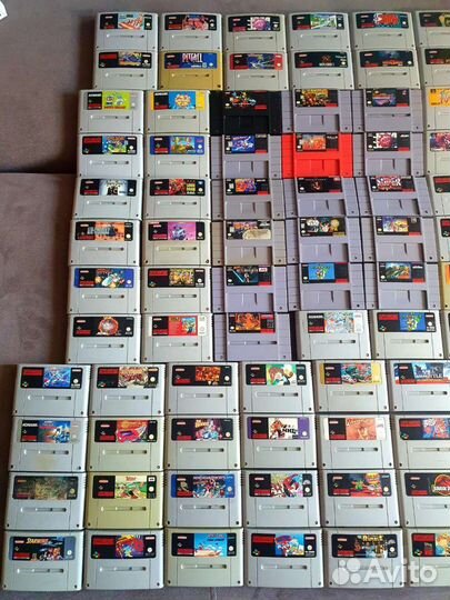 Картриджи на Super Nintendo snes