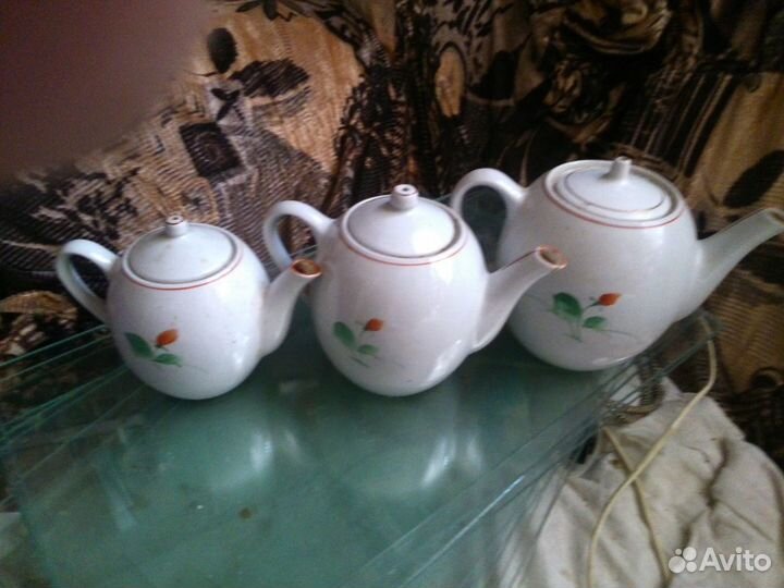 Стеклянные крынки банки и ваза СССР