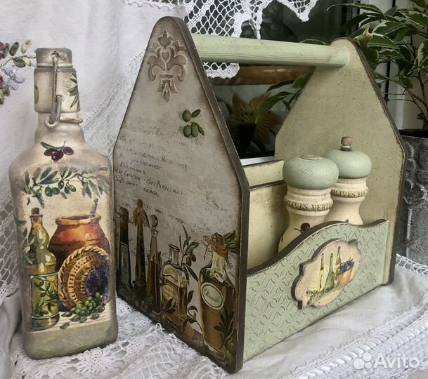 Подставка для кухни и мельницы соль, перец