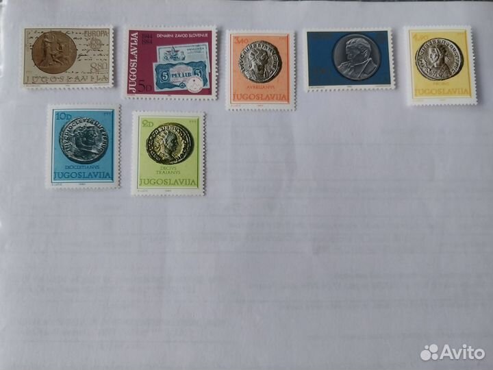 Почтовые марки Югославия