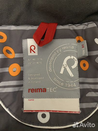 Куртка демисезонная reima tec