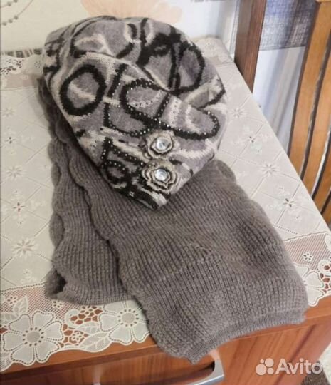 Комплекты: берет+шарф женский