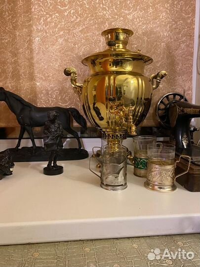 Царский угольный самовар