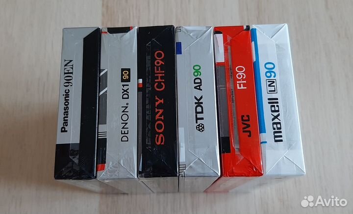 Аудио кассеты Denon sony maxell JVC TDK panasonic