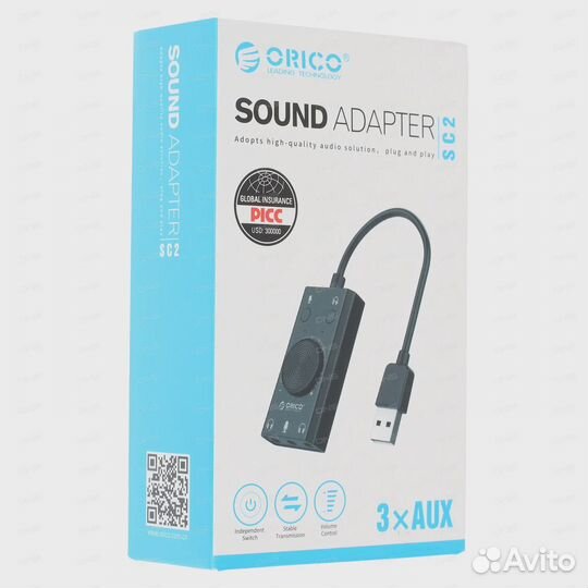 USB Аудио-карта orico SC2