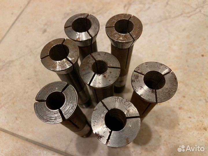 Цанги с резьбой люнетные 5с, riken СССР