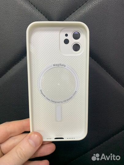 Чехол стеклянный Magsafe iPhone 12