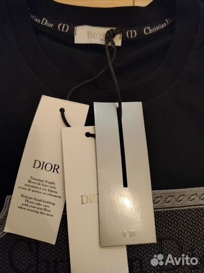 Футболка мужская Dior белый, чёрный S, L, XL, XXL